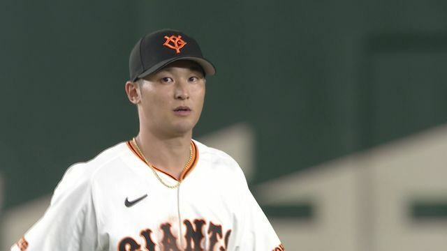 巨人の吉川尚輝選手(画像：日テレジータス)