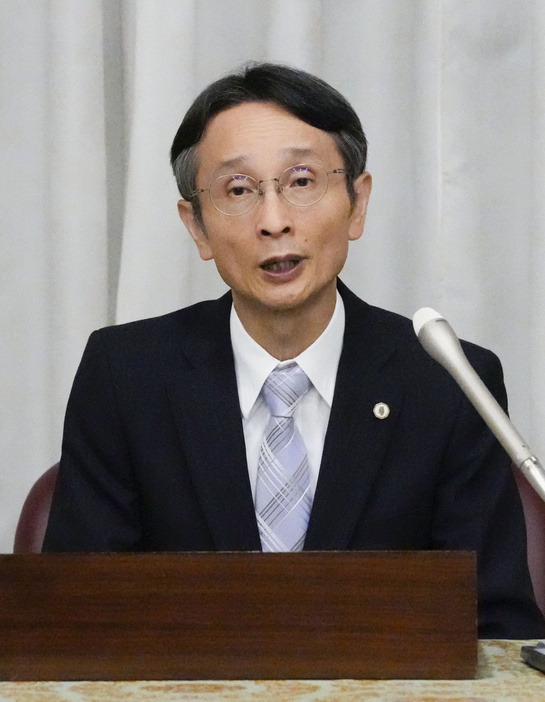 第21代最高裁長官に就任した今崎幸彦氏＝8月、最高裁