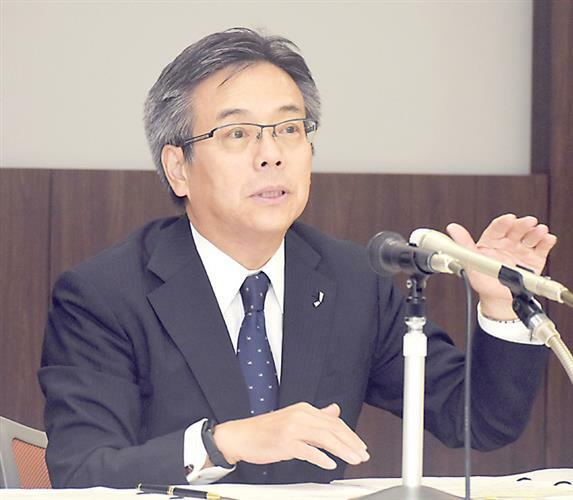 29日、名古屋証券取引所で決算発表などを行った林社長