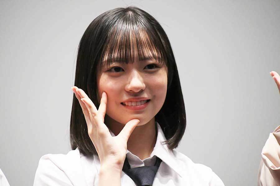 イベントに登場した日向坂46の正源司陽子【写真：ENCOUNT編集部】