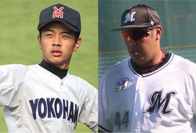 横浜高校時代の石川達也、井上晴哉