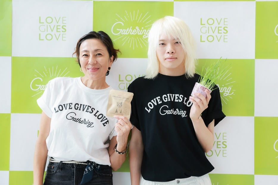 「LOVE GIVES LOVE Gathering vol.2」RIKACOさんとDさんの写真撮影