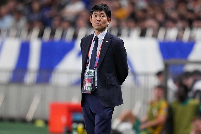 日本対オーストラリアは１－１のドロー。試合後に森保監督が敵将の手腕に言及した。（C）SOCCER DIGEST