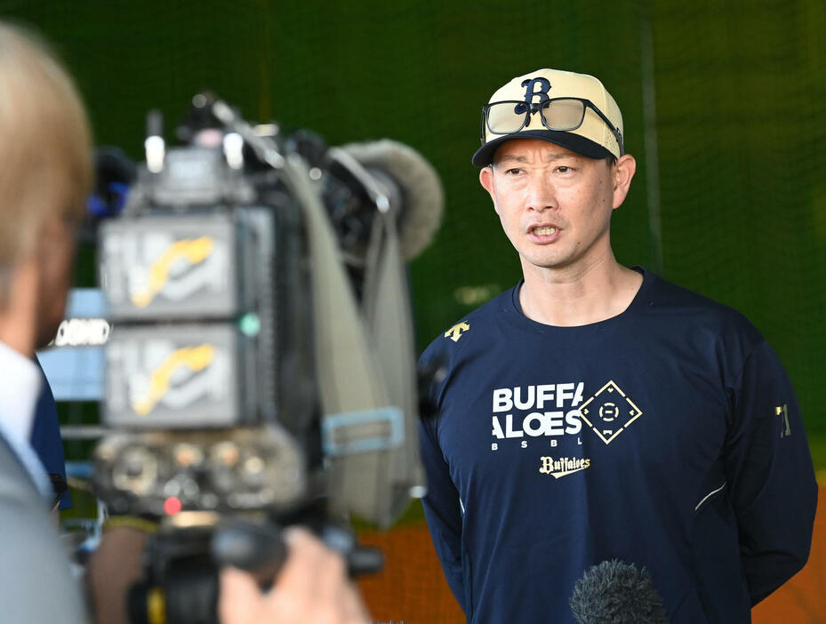 オリックス岸田護監督（2024年10月17日撮影）