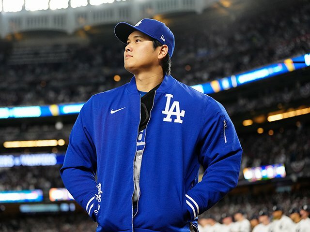 ヤンキースタジアムに立つ大谷翔平。辛口で鳴らすニューヨークはどのような目で背番号17を見てきたのか photograph by Mary DeCicco/Getty Images