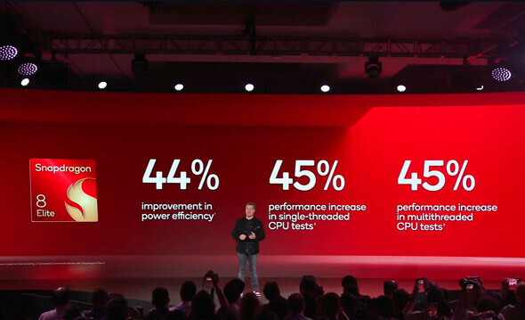 Snapdragon 8 Eliteの性能について説明するアレックス・カトゥジアン上級副社長