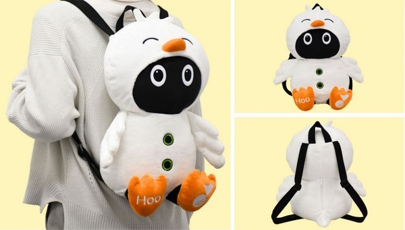 山野楽器が公式キャラのぬいぐるみ型リュック発売　音符の妖精「Hooちゃん」