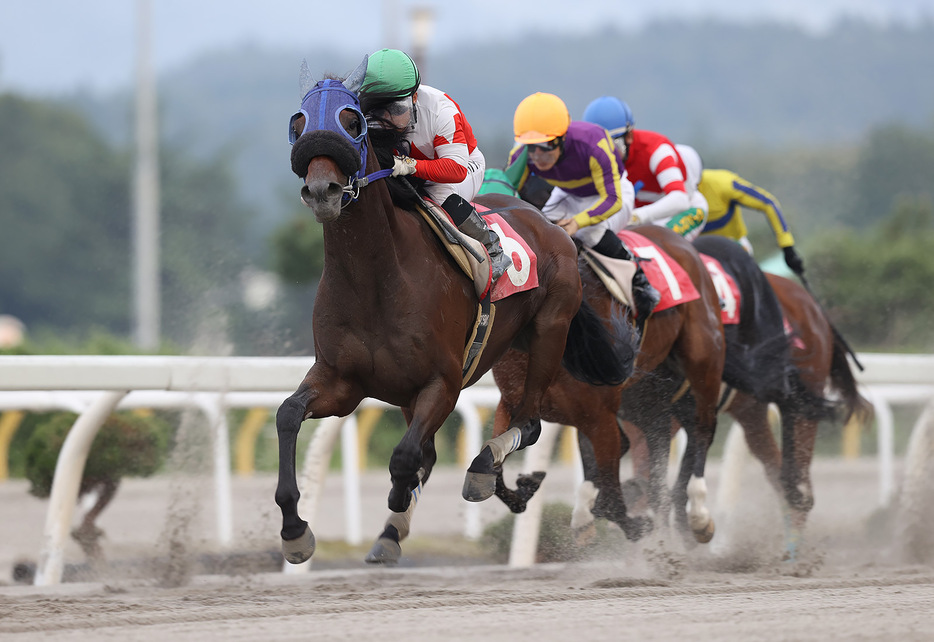 水沢9R・管理するロワマージュが勝利 (C)岩手県競馬組合