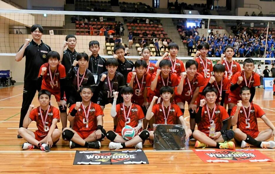 大会5連覇を果たしたWOLFDOGS 名古屋U-14