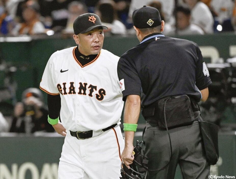 巨人・阿部慎之助監督 (C)Kyodo News