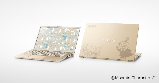 VAIO、ムーミンモデルのノートPC2機種を直販限定で販売開始。14インチと16インチを用意