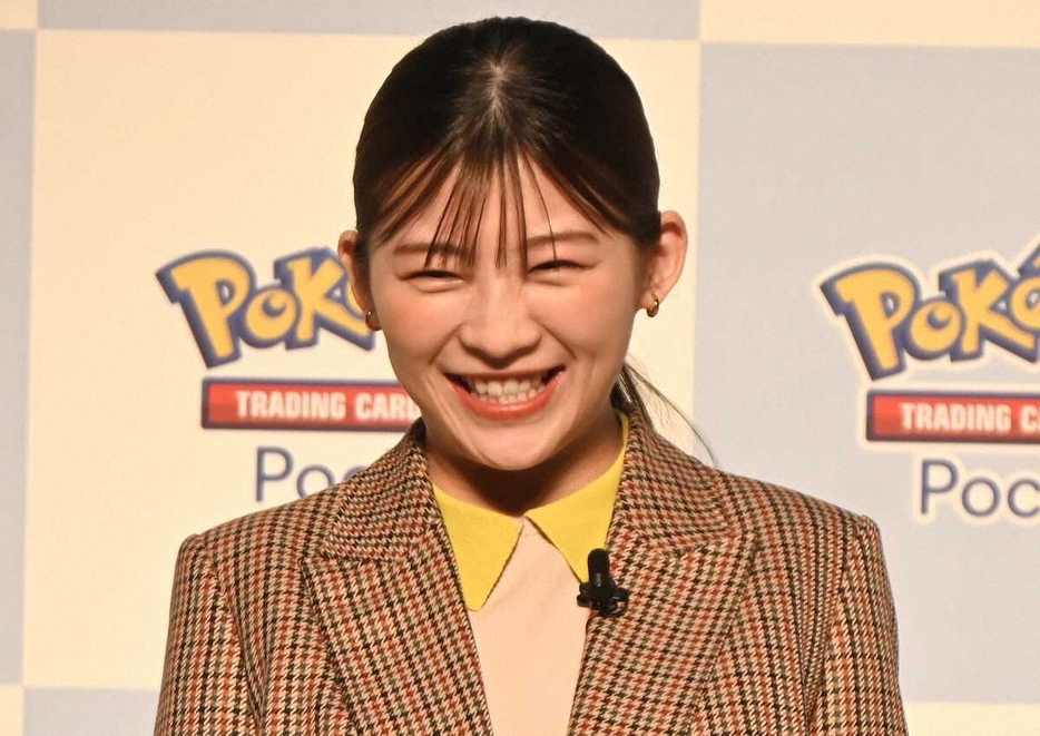 ＜「Pokemon　Trading　Card　Game　Pocket」配信記念イベント＞イベントに登壇した伊藤沙莉（撮影・小渕　日向子）