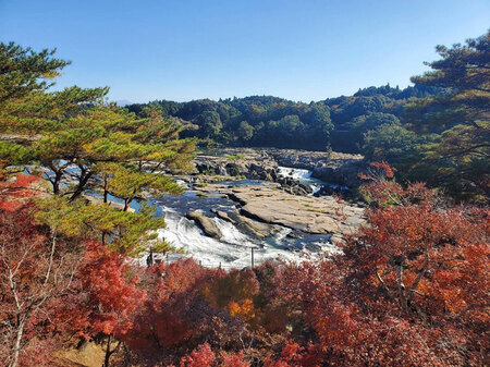 曽木の滝公園。写真協力：伊佐市役所地域振興課