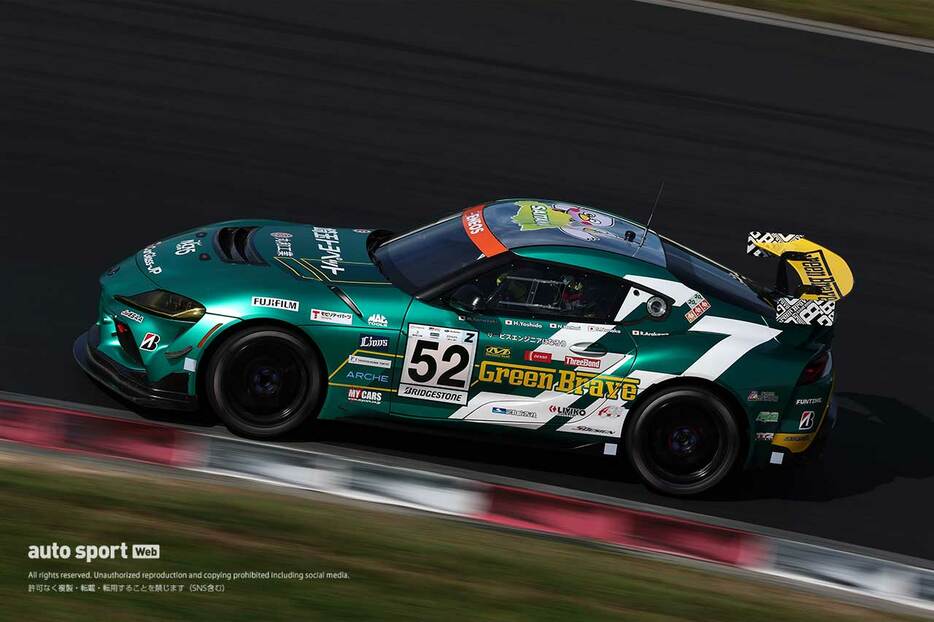 2024スーパー耐久第6戦岡山　埼玉 GB GR Supra GT4（山﨑学／吉田広樹／服部尚貴／野中誠太）