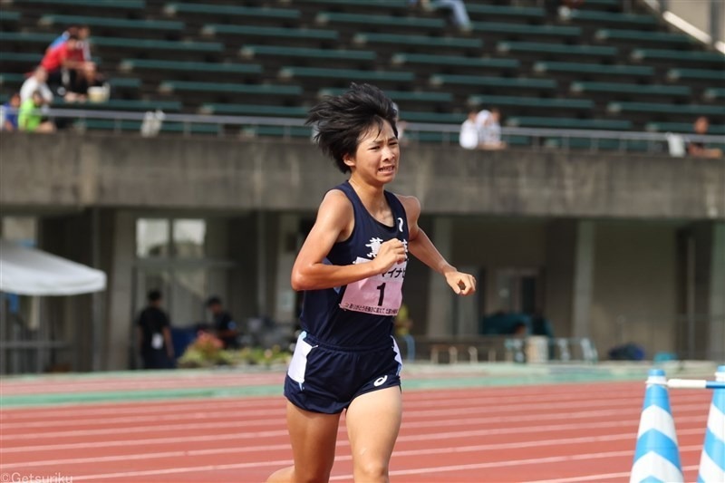 薫英女学院の塚本夕藍（今夏のインターハイ）