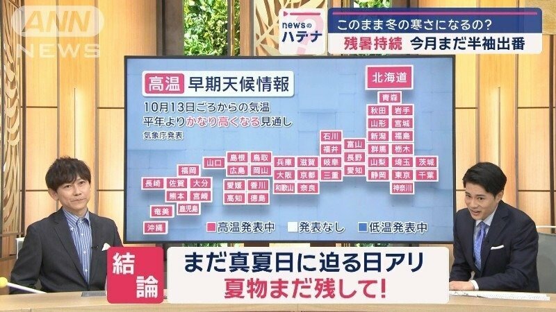 東京で11月並み気温…このまま冬の寒さに？気象予報士が解説　まだ半袖の出番も