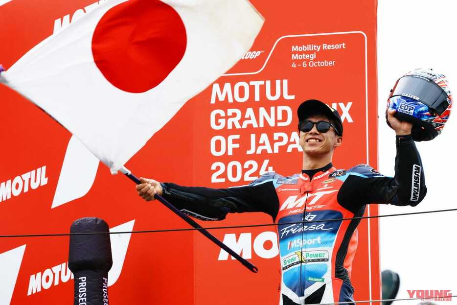 Moto2チャンピオンに向かってまっしぐら。2009年の青山博一以来の日本人世界チャンピオン誕生までカウントダウンに入った。