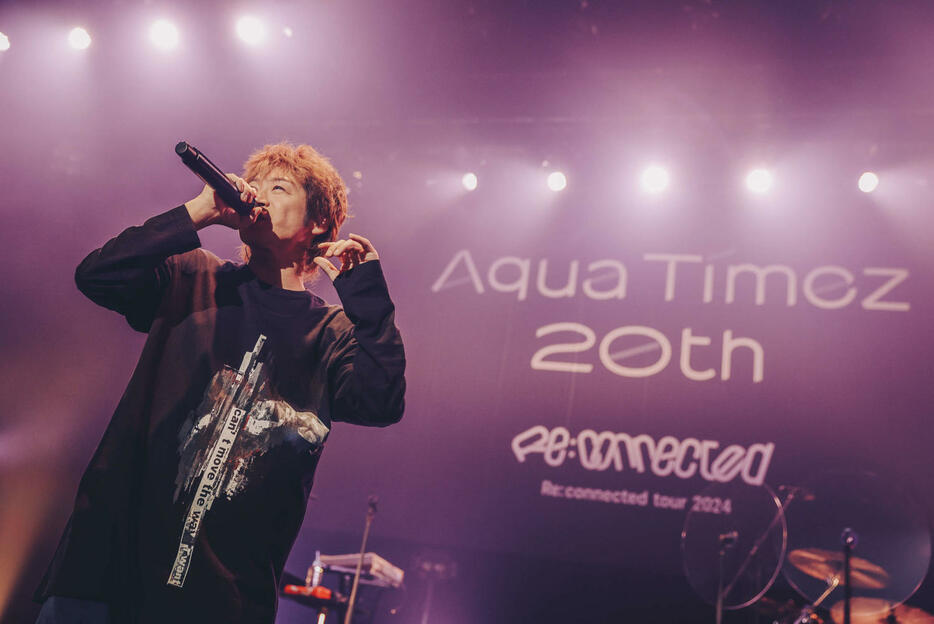 再結成後初のツアー「Re：connected」初日公演を行ったAqua Timez