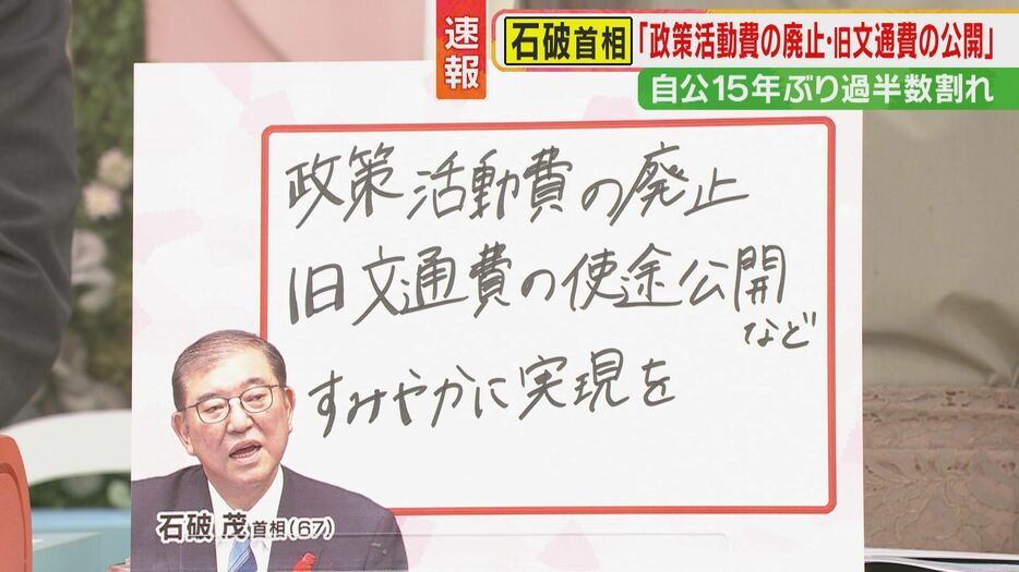 石破首相の発言