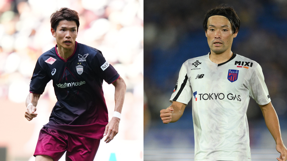 中盤でタクトを振るう扇原貴宏（左）と東慶悟(C)J.LEAGUE