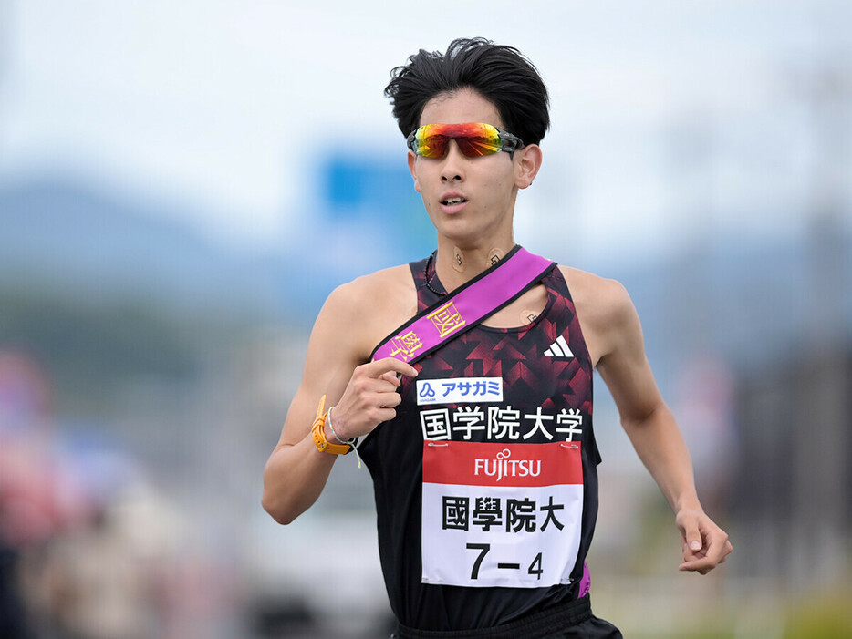 初出走の野中は、前田監督のコメントに闘志を燃やし激走した　photo by SportsPressJP/AFLO