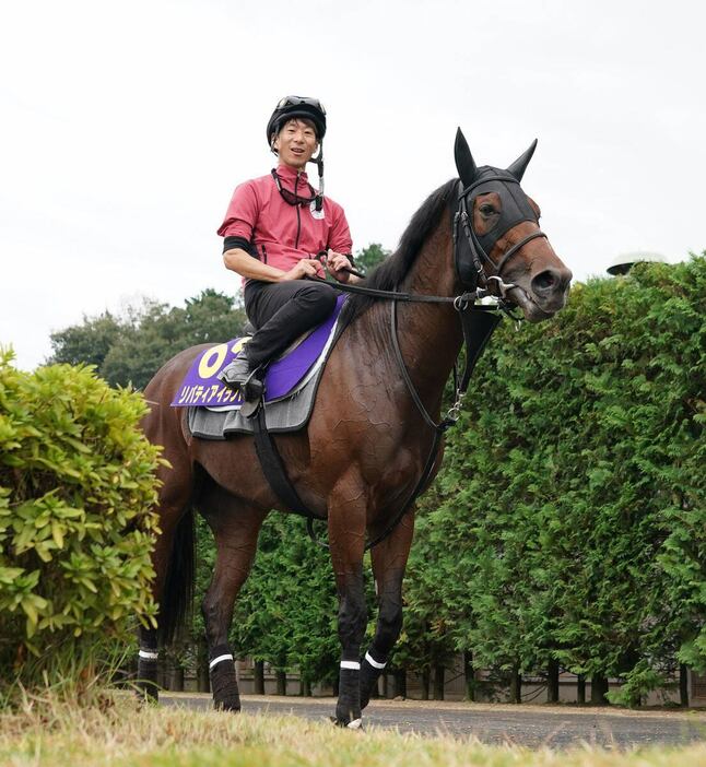 リバティアイランド＝栗東トレセン（撮影・岩川晋也）