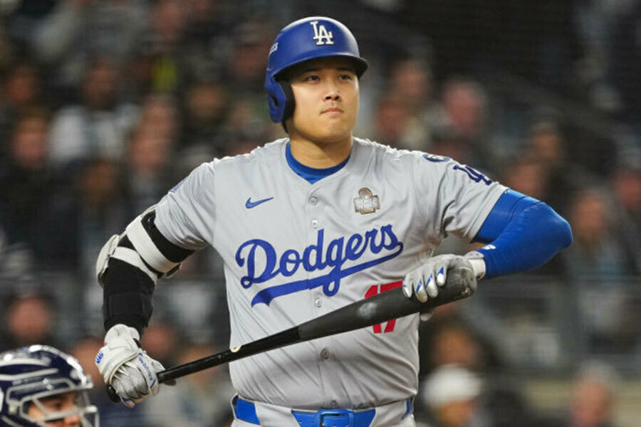 ヤンキース戦に出場したドジャース・大谷翔平【写真：Getty Images】