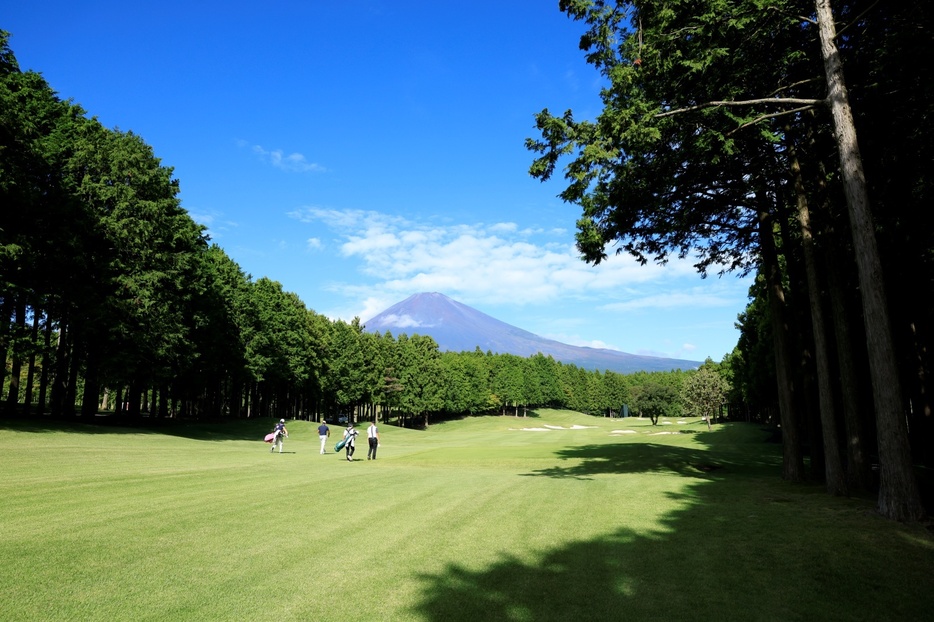 雄大な富士を望む御殿場の地に開かれた太平洋クラブ御殿場コースが大会の舞台だ