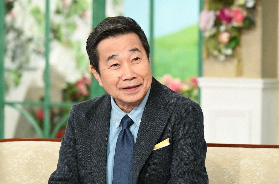 10月4日放送の「徹子の部屋」に出演する三宅裕司さん＝テレビ朝日提供