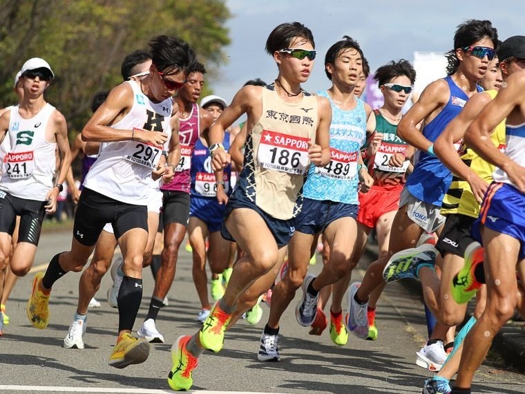 チーム内日本人トップだった佐藤榛紀。31位でゴールし予選通過の原動力となった（撮影・藤井みさ）