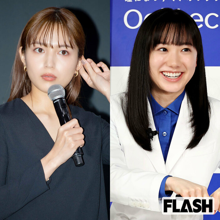 2024年上半期契約者数1位の川口春奈と2位の芦田愛菜