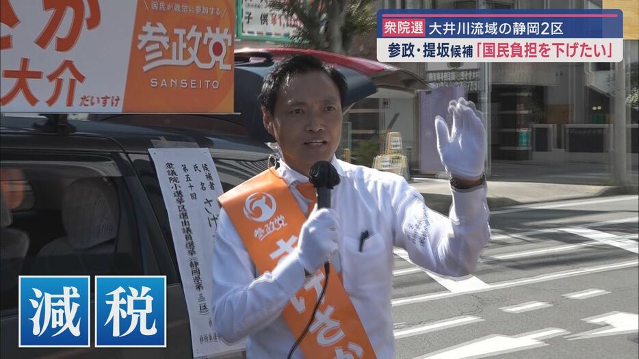 参政党　提坂大介候補