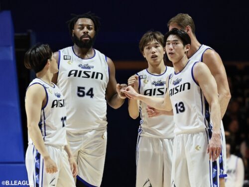 アウェーで開幕2連勝をつかんだ三河（写真は第1戦のもの）［写真］＝B.LEAGUE