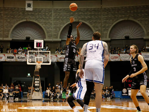 鹿児島のゲインズ・ジュニアが福井戦勝利に貢献 [写真]＝B.LEAGUE