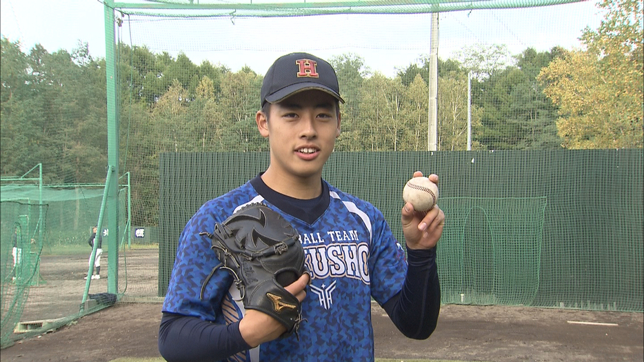 北照高校の高橋幸佑投手