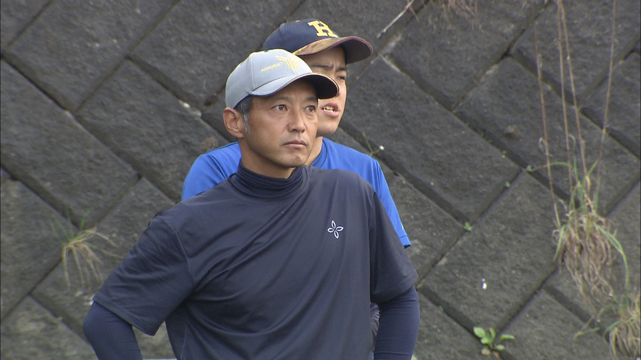 北照高校野球部の上林弘樹監督