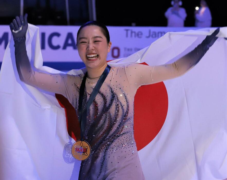 GP初優勝を飾った樋口新葉（撮影・藤塚大輔）