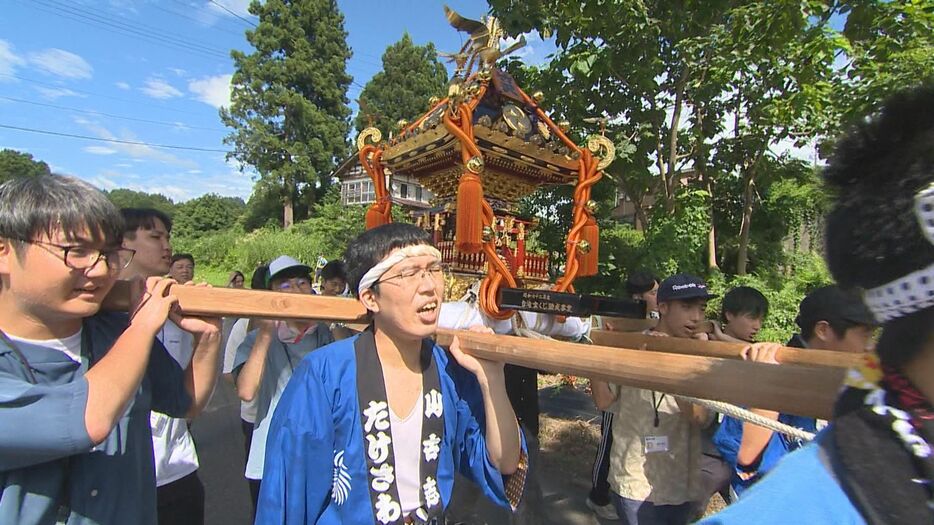 竹沢集落 恒例の夏祭り