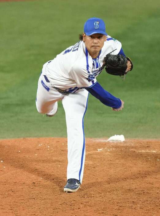 好投したDeNAの佐々木千隼＝横浜スタジアム（撮影・今野顕）