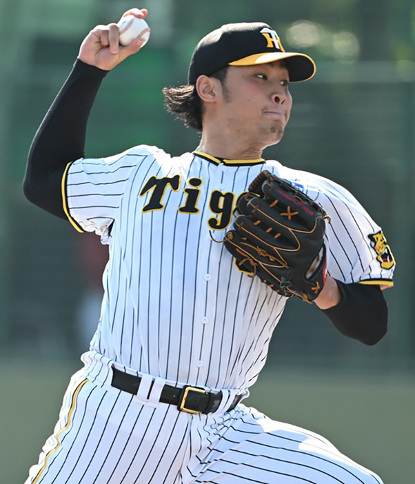 今季で４年目を迎えた阪神のリリーバー・佐藤蓮