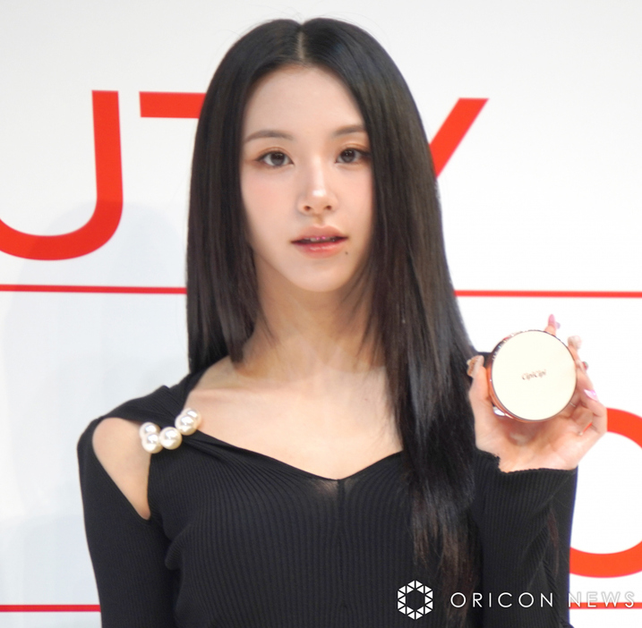 韓国のビューティ＆ファッションスタイルマガジン『ALLURE K-BEAUTY FAIR in TOKYO』実施記念発表会に登壇したTWICEのCHAEYOUNG （C）ORICON NewS inc.