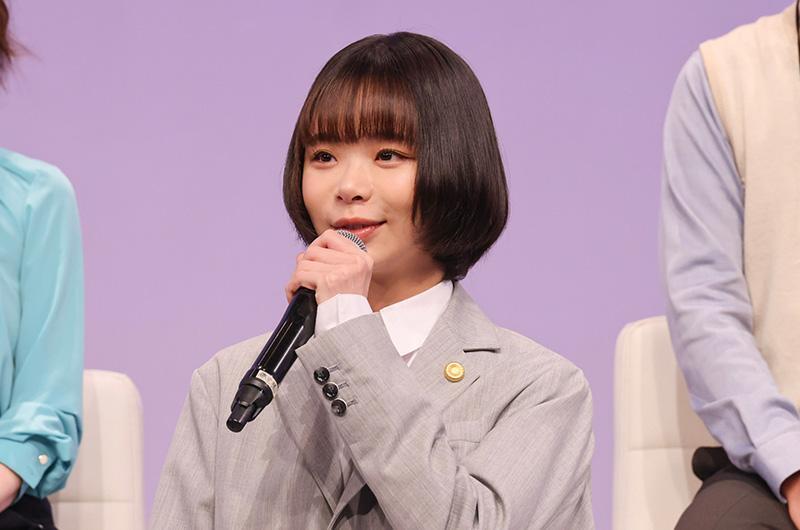 連続ドラマ「モンスター」に主演する趣里さん