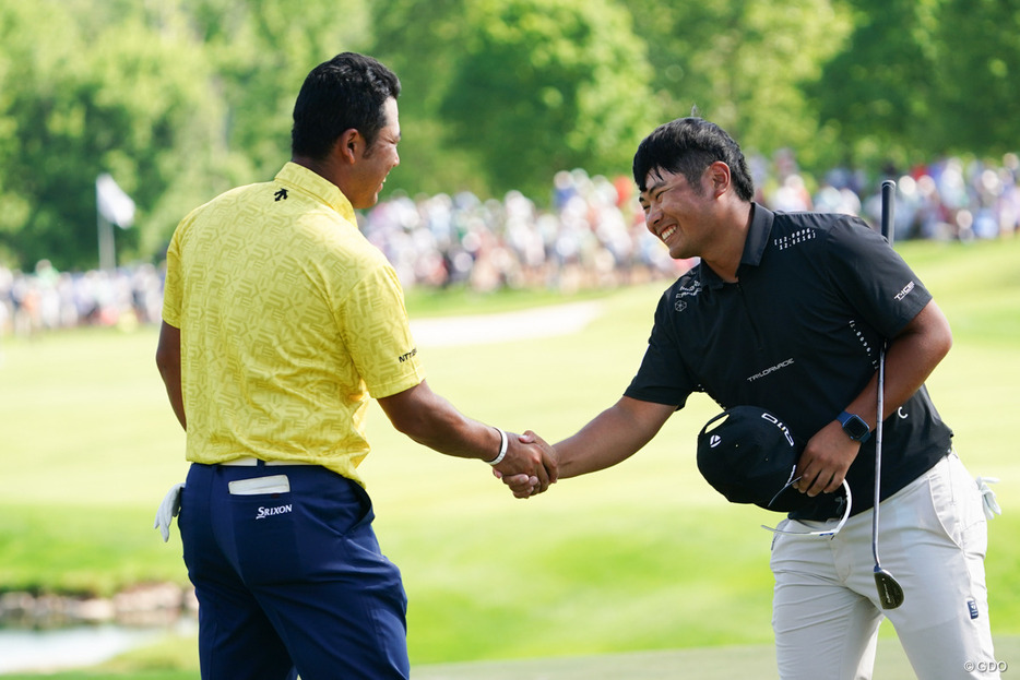 全米プロ最終日は松山先輩と同組。久常は松山にスコアで競り勝った