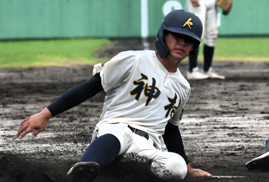 神村学園得点シーン　※写真は過去の取材より