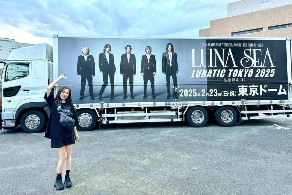 「LUNA SEA」の推し活に励んでます　写真：みさきちゃんのインスタグラム（@misarasara.golf）より