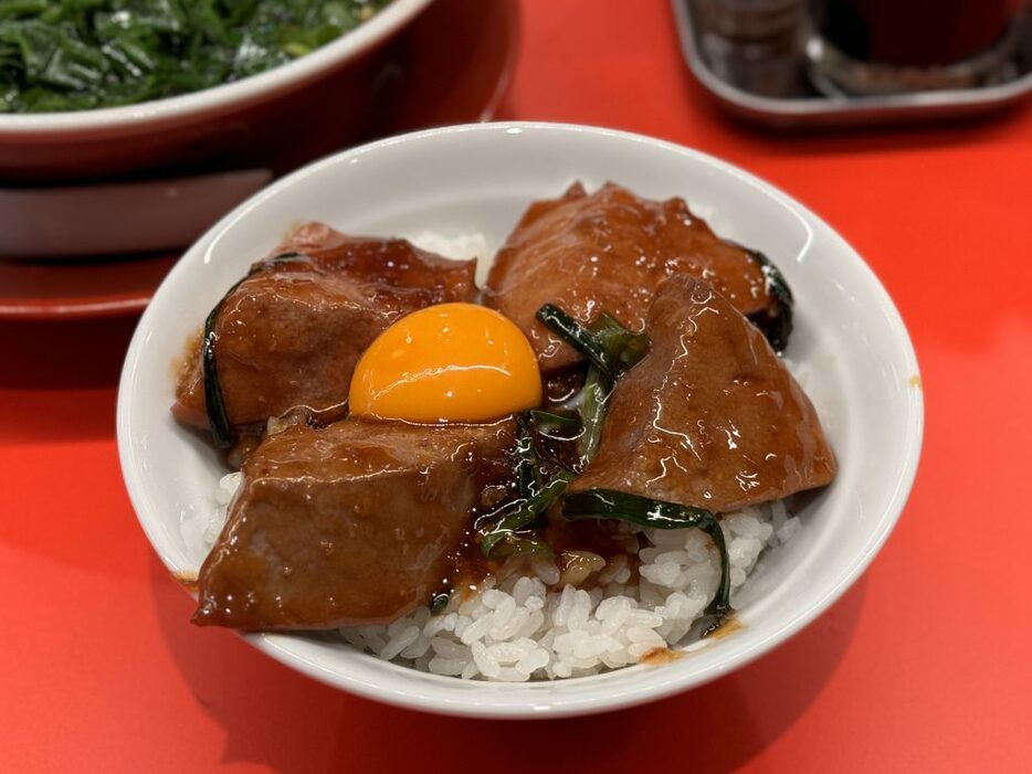 純レバ丼（小）　750円