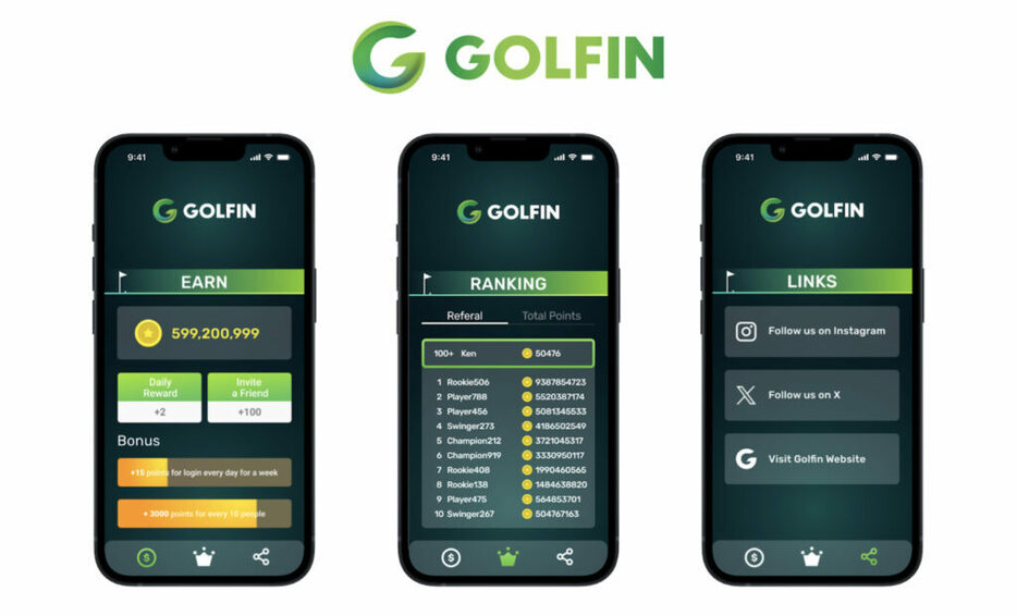 Web3ゴルフゲームGOLFIN、Telegram Mini Appをリリース