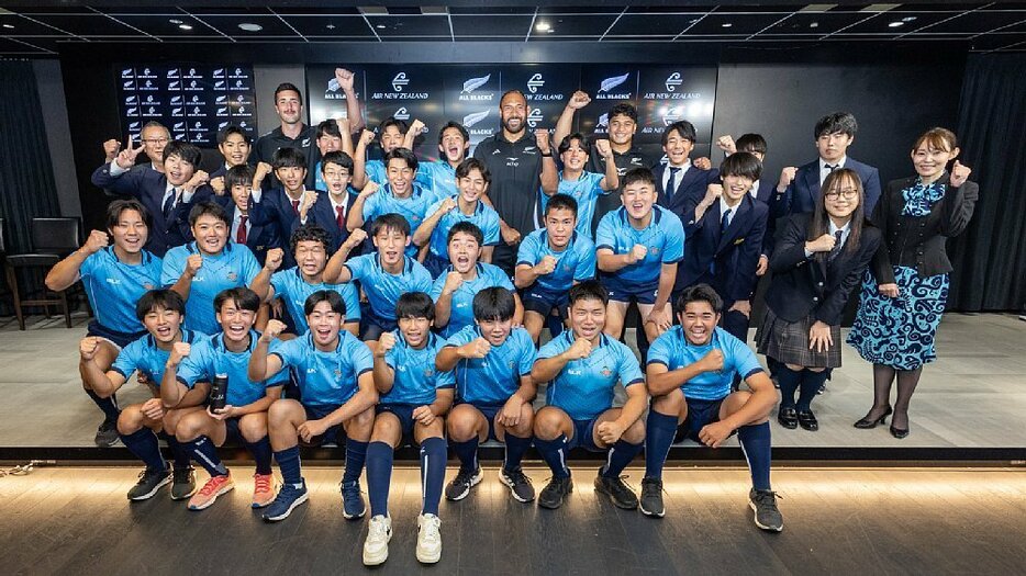 赤坂では中高生とイベント（写真提供：ニュージーランド航空）