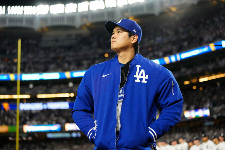 ドジャース・大谷翔平（左）【写真：Getty Images】