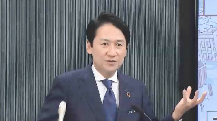 武内和久市長(10月31日の会見)